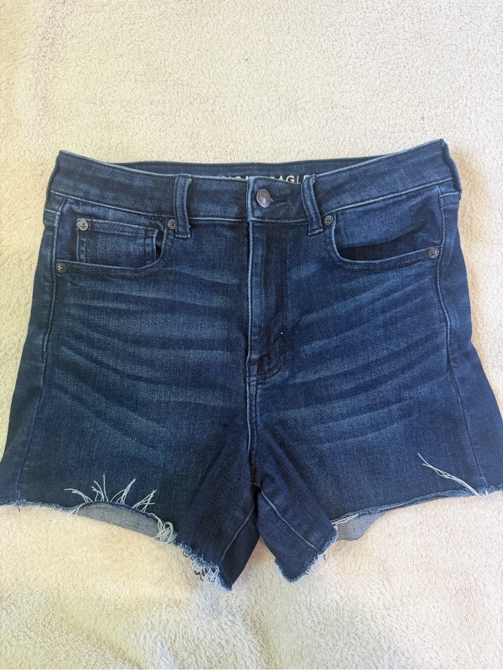 American Eagle super high rise shorts size 8